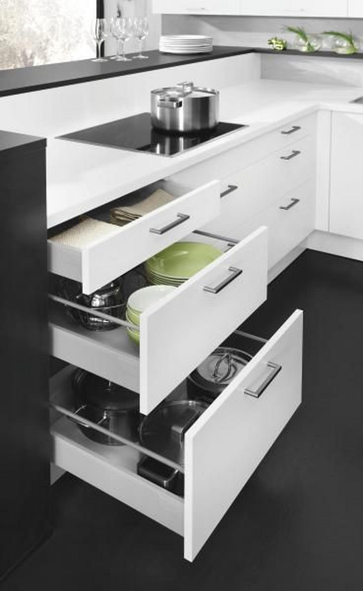 EINBAUKÜCHE   - Design, Holzwerkstoff - Novel