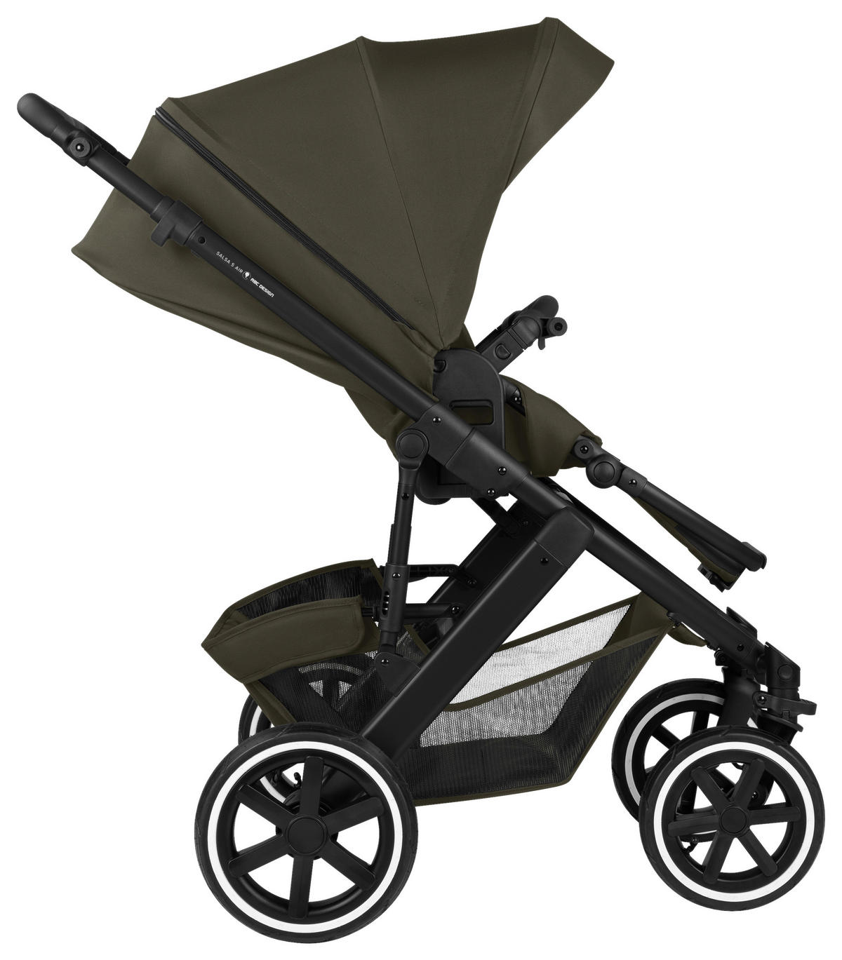 KINDERWAGEN  Salsa 5 Air  Canteen  - Graubraun, Basics (63/118/95.5cm) - ABC Design