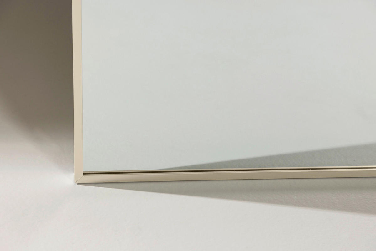 SPIEGEL 120/190/3 cm    in rechteckig  - Beige, MODERN, Glas/Metall (120/190/3cm) - Livetastic