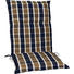 SESSELAUFLAGE in Blau, Braun, Creme Karo - Blau/Creme, LIFESTYLE, Textil (50/110/9cm) SESSELAUFLAGE in Blau, Braun, Creme Karo - Blau/Creme, LIFESTYLE, Textil (50/110/9cm)