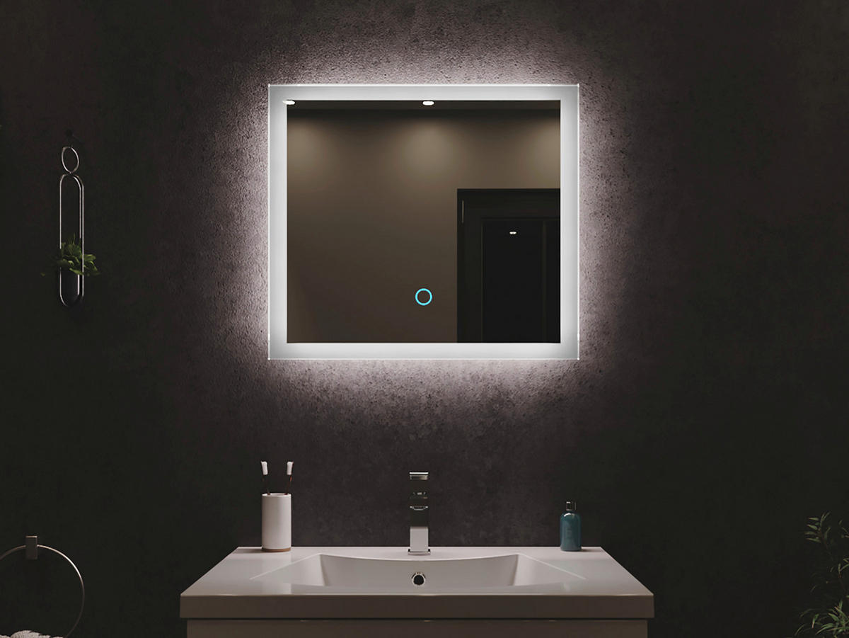 BADEZIMMERSPIEGEL 60/53/3,2 cm  - MODERN, Glas (60/53/3,2cm) - MID.YOU