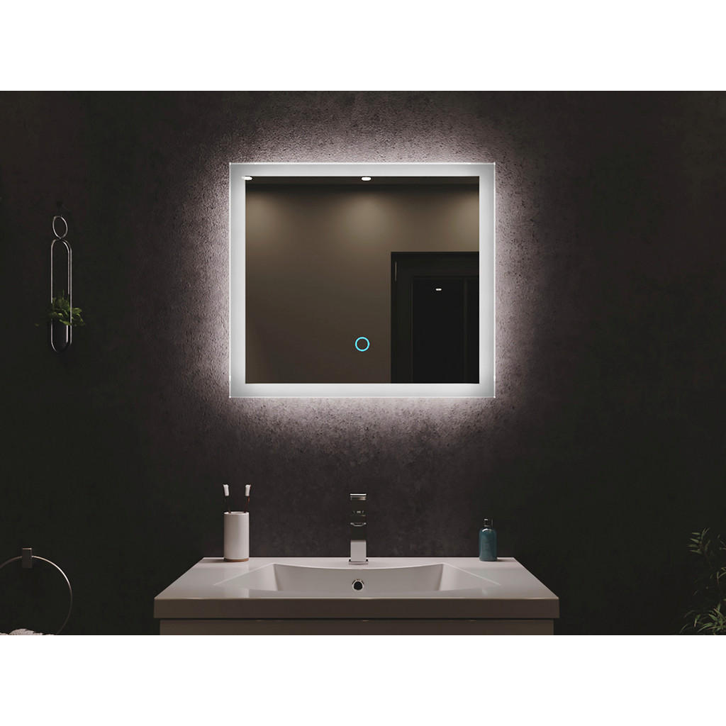 Badezimmerspiegel Led Spiegel Rechteckig B: 60cm