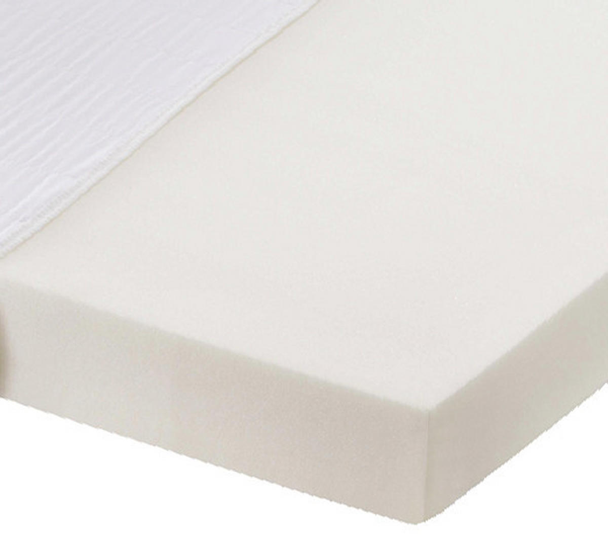 KOMFORTSCHAUMMATRATZE 90/200 cm Höhe ca. 13 cm  - Weiß, Basics, Textil (90/200cm) - Boxxx