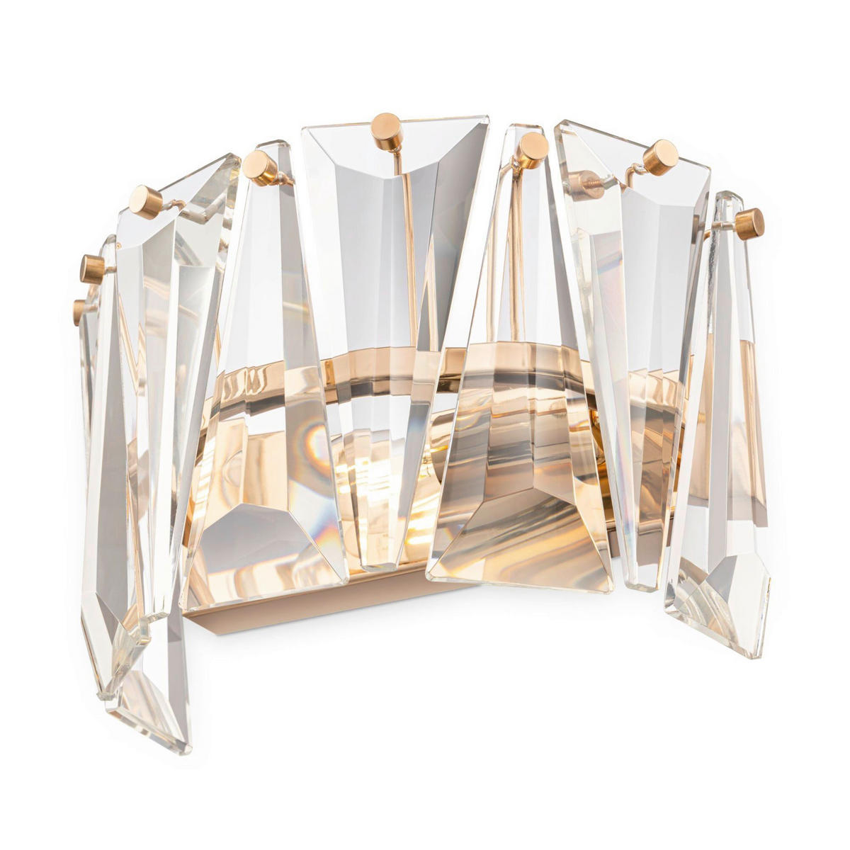 WANDLEUCHTE Modern 15.3/16/25.6 cm   - Goldfarben, Trend, Metall (15.3/16/25.6cm) - MAYTONI