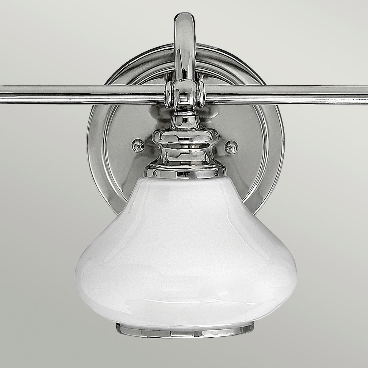 VÄGGLAMPA FÖR BADRUM Elstead Ainsley 61/20,6/23,1 cm   - kromfärg, Klassisk, metall/glas (61/20,6/23,1cm) - Elstead Lighting