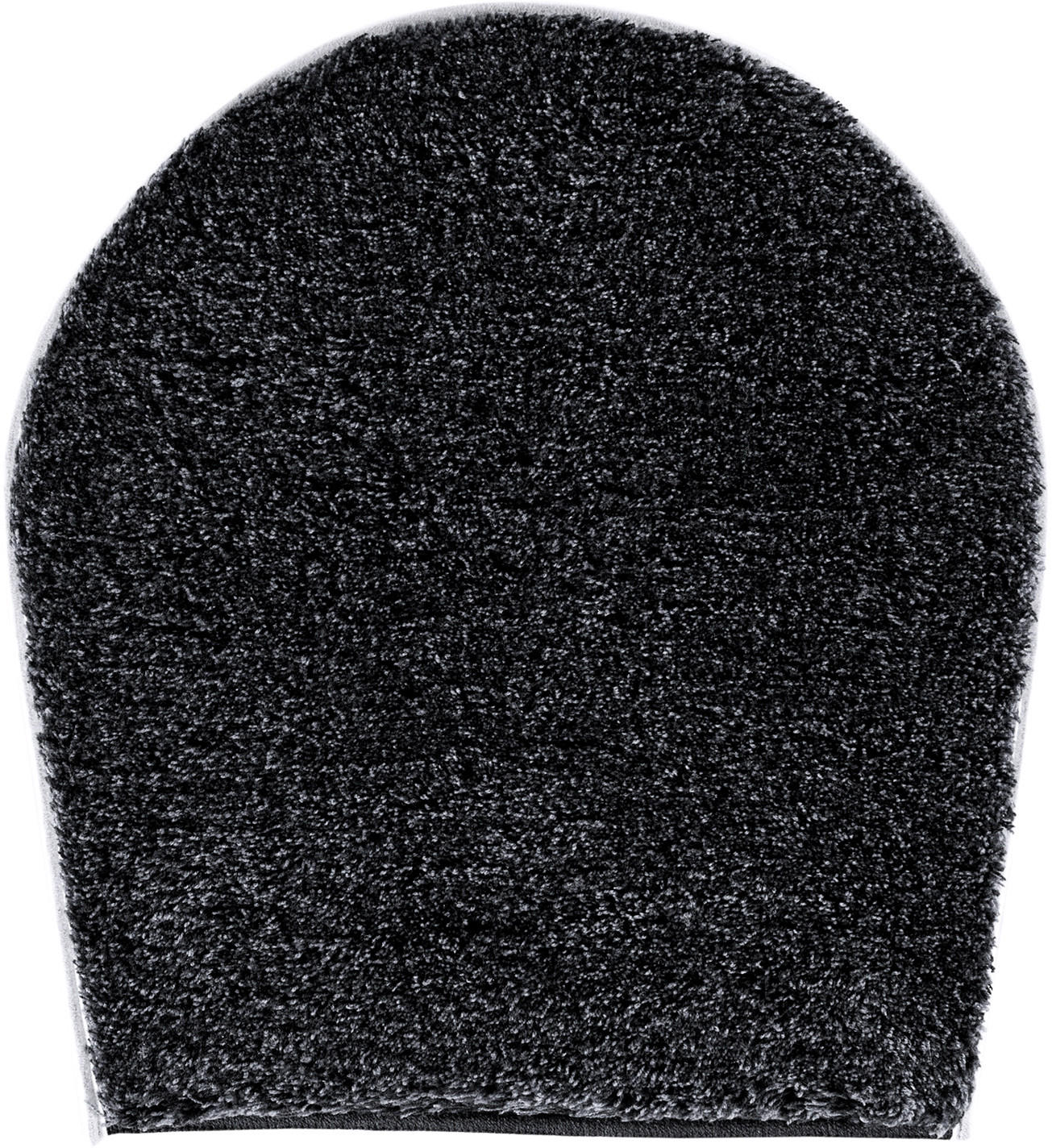 WC-DECKELBEZUG Anthrazit 47/50 cm - Anthrazit, Basics (47/50cm) - Grund