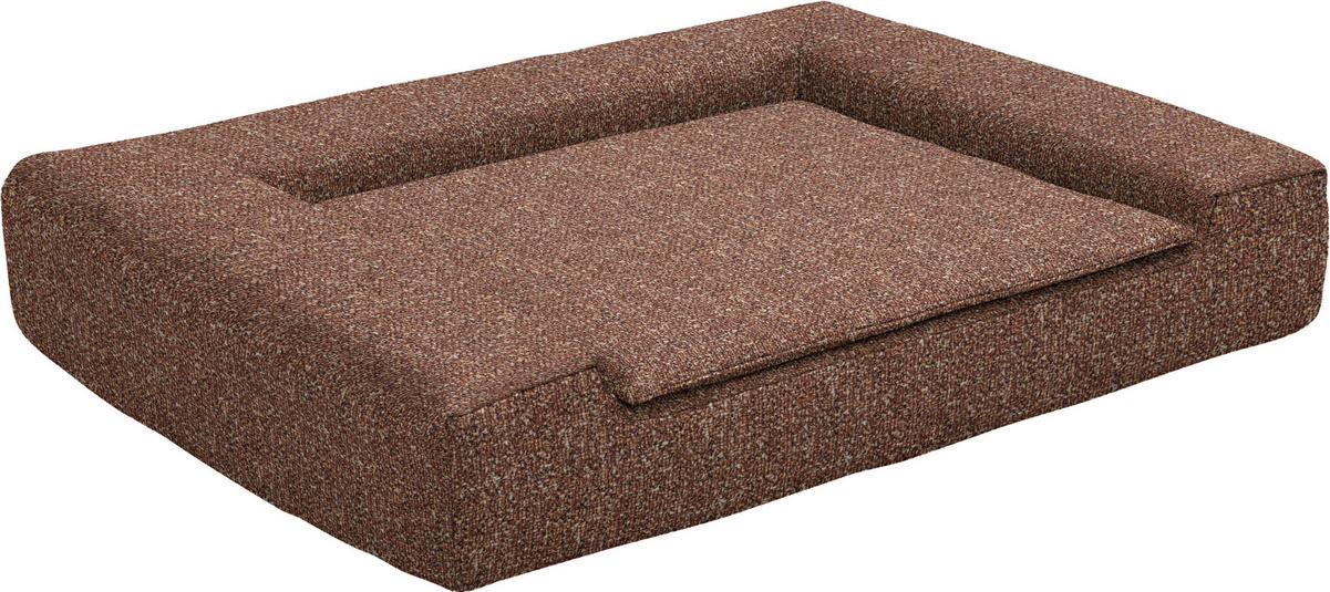 HUNDEBETT - Terracotta, KONVENTIONELL, Textil (80/15/60cm) - Sedda