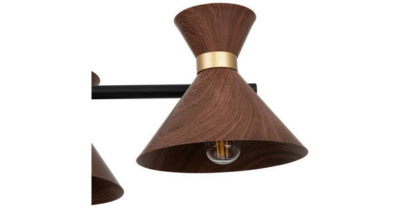 HÄNGELEUCHTE 85/32/120,5 cm  - Walnussfarben, Trend, Metall (85/32/120,5cm) - Novel