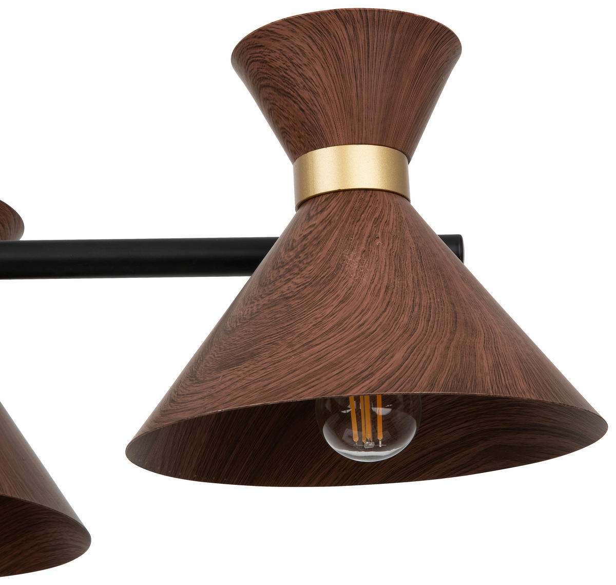 HÄNGELEUCHTE 85/32/120,5 cm  - Walnussfarben, Trend, Metall (85/32/120,5cm) - Novel