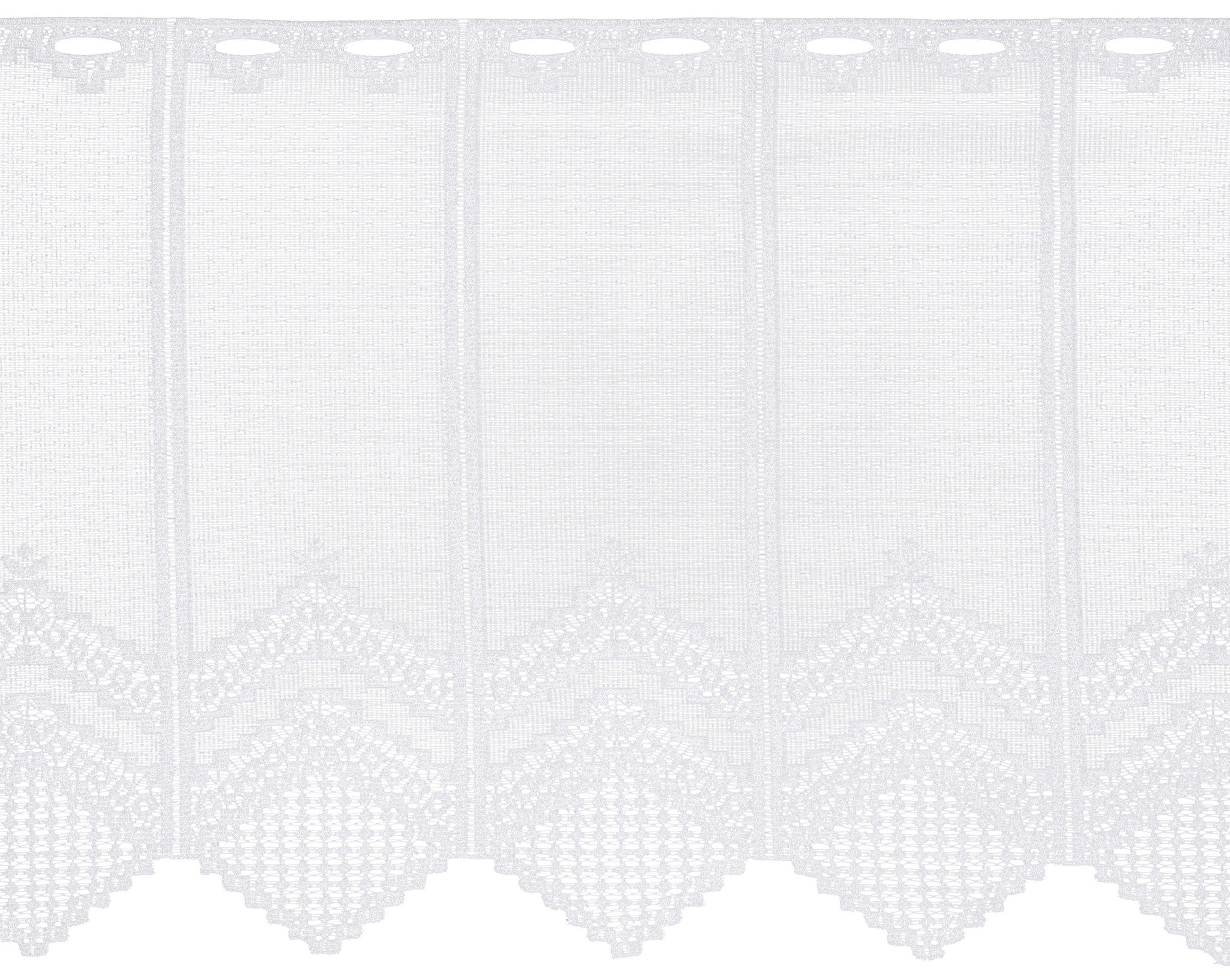 ZÁCLONA, polopriehľadné, 45 cm - biela, Konventionell, textil (45cm) - Esposa