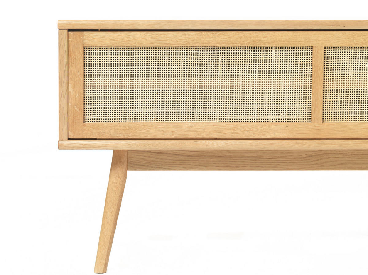 TV-ELEMENT - Eichefarben/Naturfarben, Trend, Naturmaterialien/Holzwerkstoff (190/75/90cm) - Carryhome