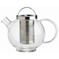 CEAINIC 1 l  - străveziu/culoare inox, Konventionell, sticlă/metal (1l) - Novel