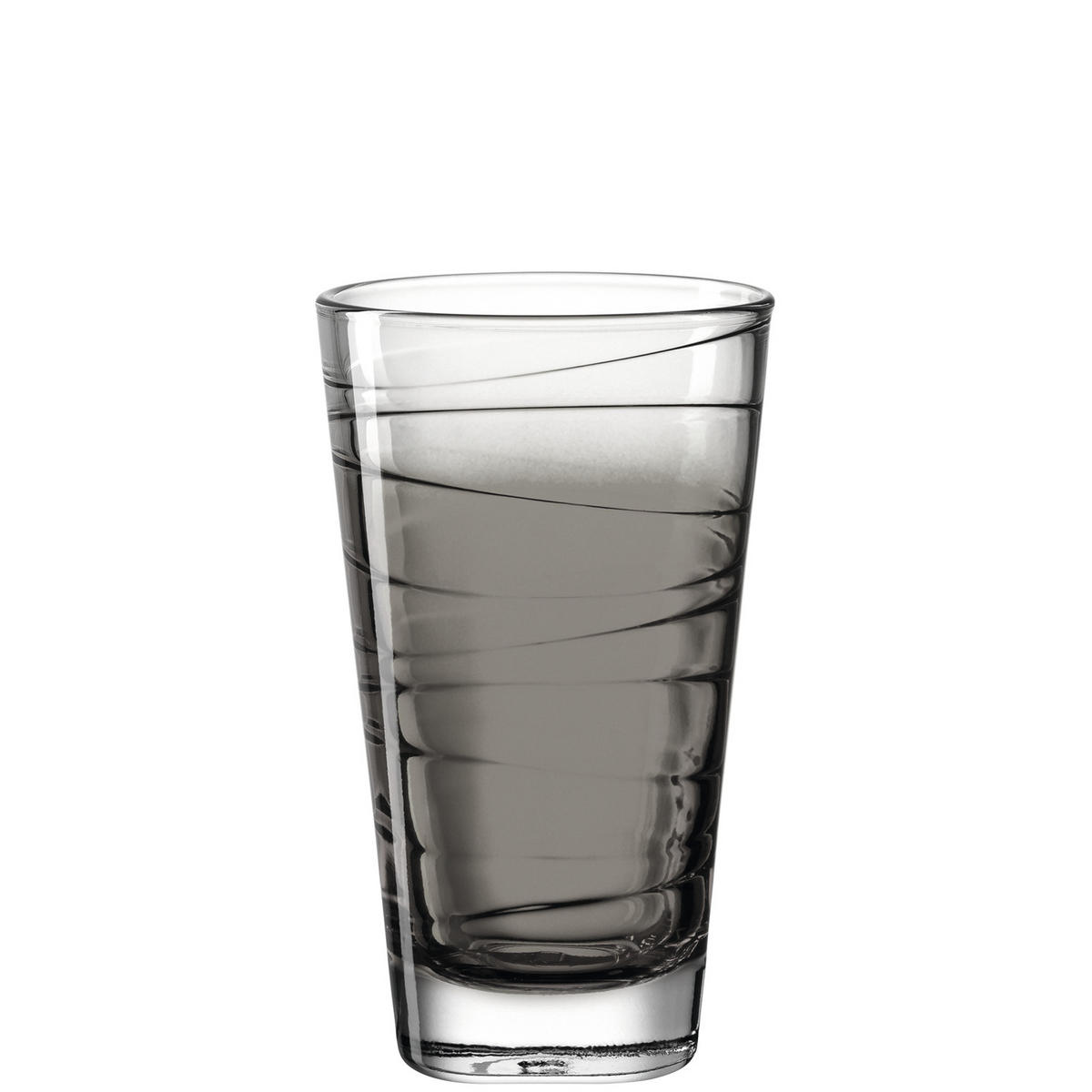 GLÄSERSET Vario 6-teilig  - Grau, Design, Glas (280ml) - Leonardo