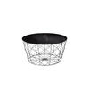 COUCHTISCH Sicherheitsglas 80/80/45 cm rund Schwarz  - Schwarz, Design, Glas/Metall (80/80/45cm) - Livetastic