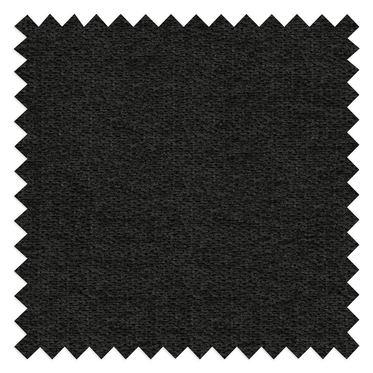 ECKSOFA Mikrofaser Schwarz  - Schwarz/Naturfarben, Design, Holz/Textil (231/161cm) - Livetastic