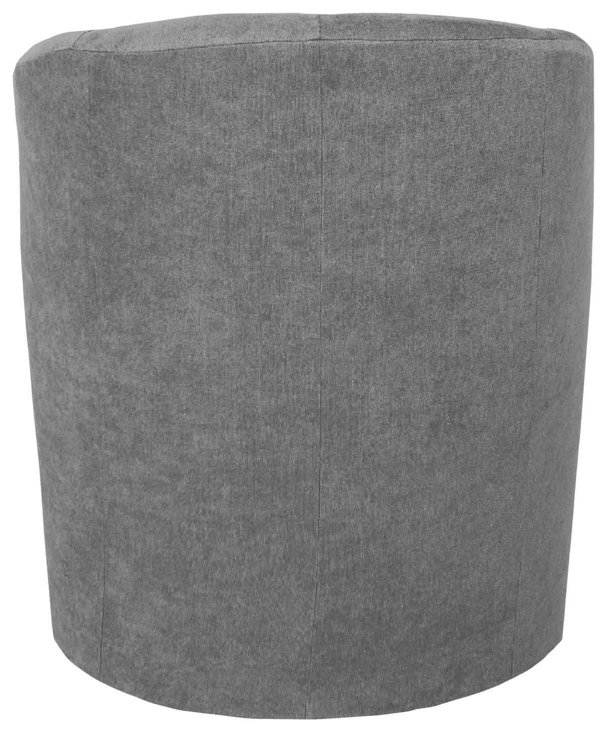 SESSEL in Mikrofaser Hellgrau  - Hellgrau/Schwarz, KONVENTIONELL, Kunststoff/Textil (68/78/65cm) - Boxxx