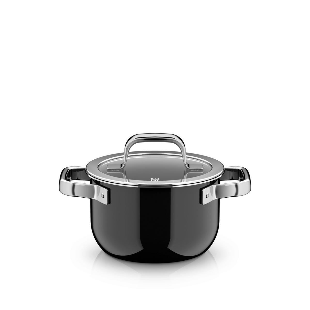 KOCHTOPFSET Fusiontec Mineral Pro 4-teilig  - Schwarz, Basics, Metall (60/30/33cm) - WMF