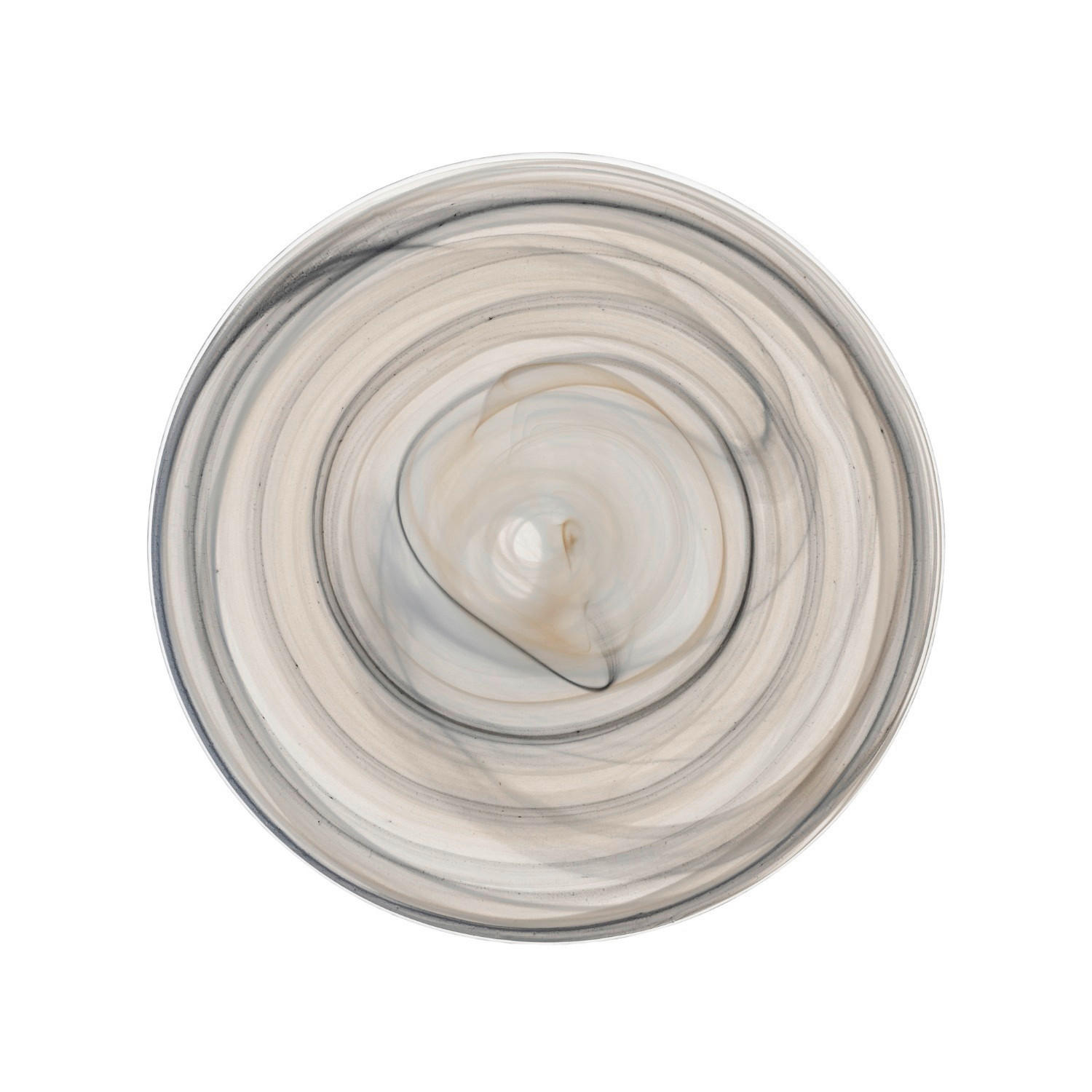 SPEISETELLERSET ALABASTRO 2-teilig  - Beige/Schwarz, Basics, Glas (25,00/1,50/25,00cm) - Leonardo