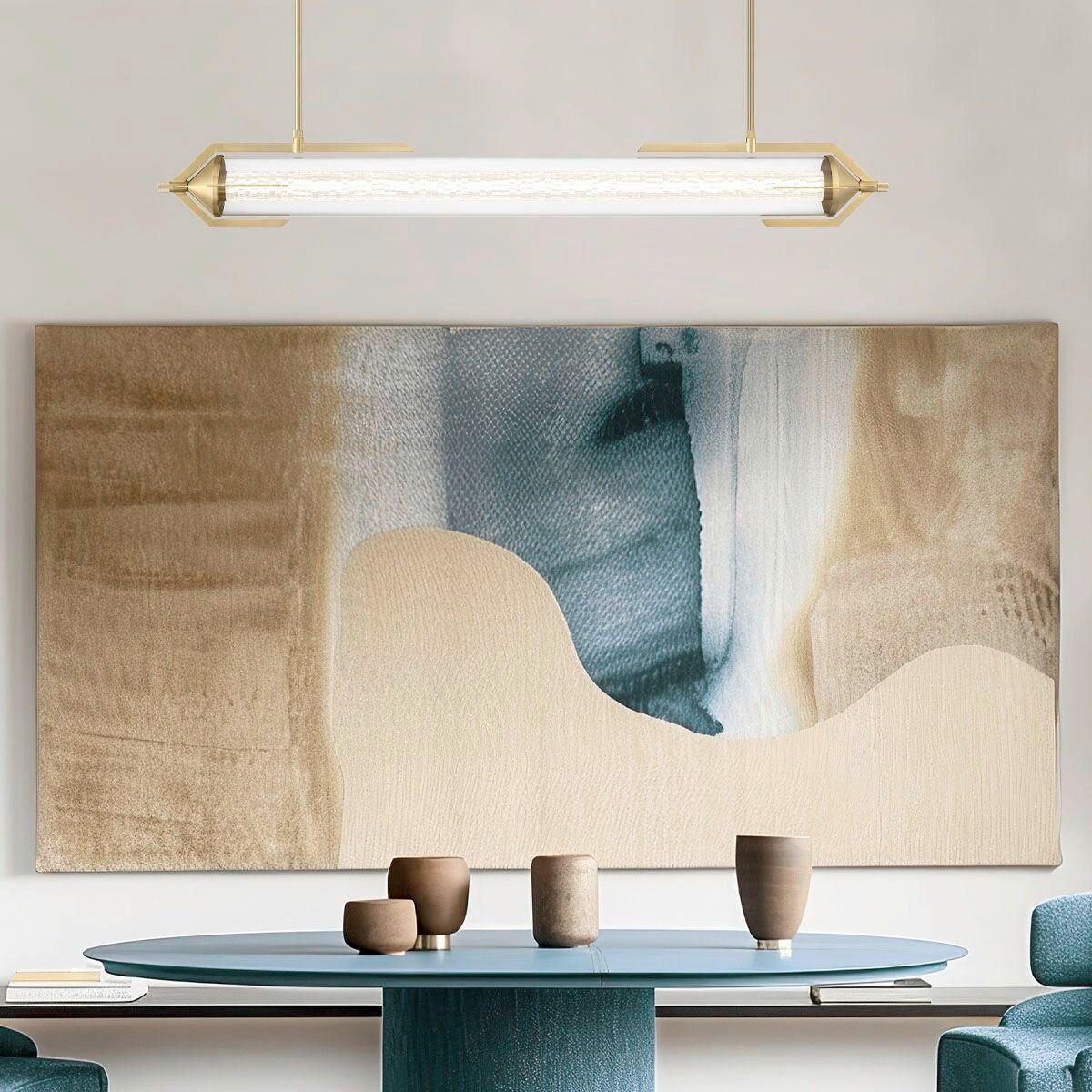 LED-HÄNGELEUCHTE    - Goldfarben, KONVENTIONELL, Glas/Metall (16/12,2/13,8cm) - Elstead Lighting