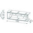 TV-RACK Metall, Glas Anthrazit, Weiß - Anthrazit/Weiß, KONVENTIONELL, Glas/Metall (130/42/40cm) TV-RACK Metall, Glas Anthrazit, Weiß - Anthrazit/Weiß, KONVENTIONELL, Glas/Metall (130/42/40cm)