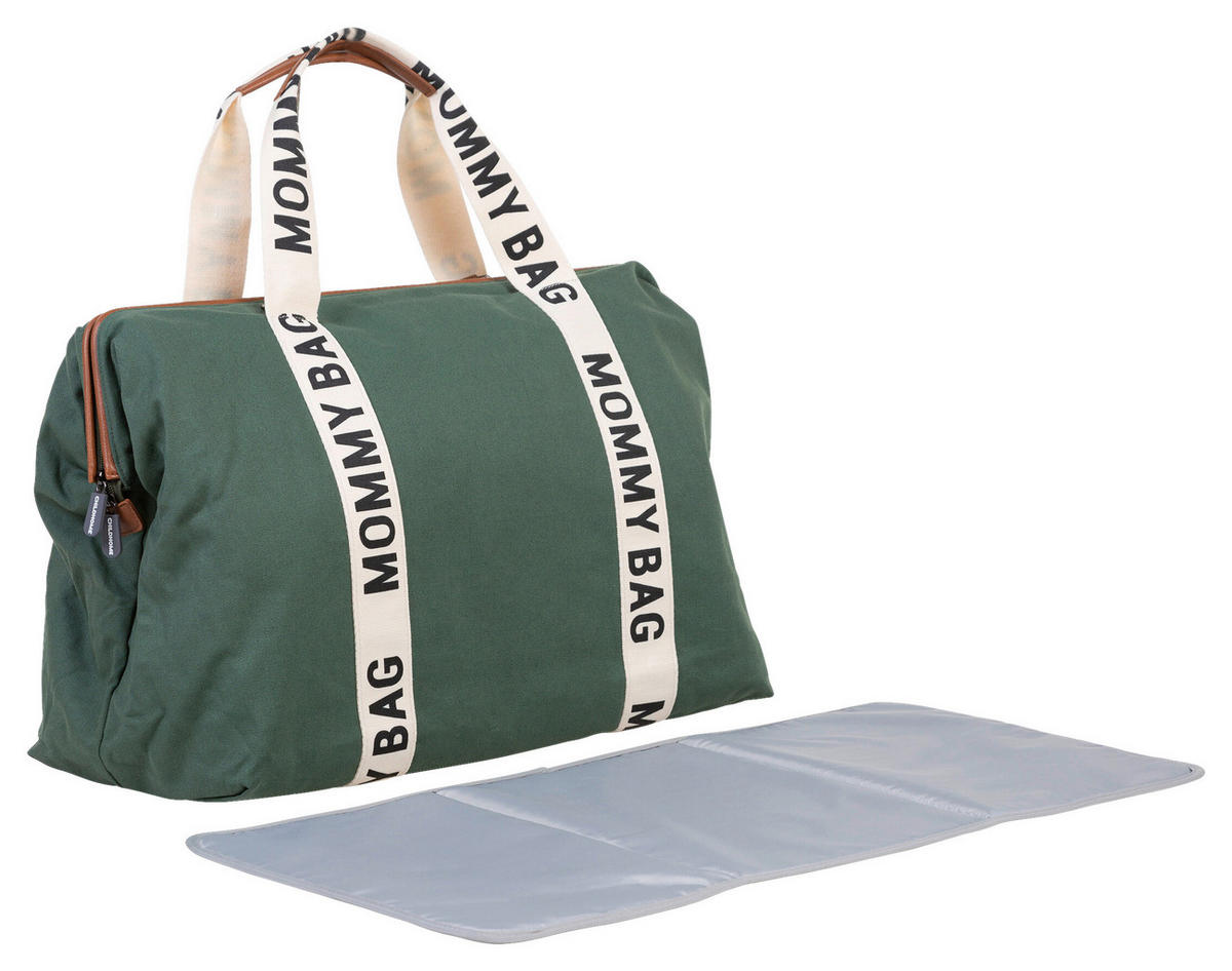 PŘEBALOVACÍ TAŠKA - zelená, Basics, textil/plast (30/40/55cm) - Childhome