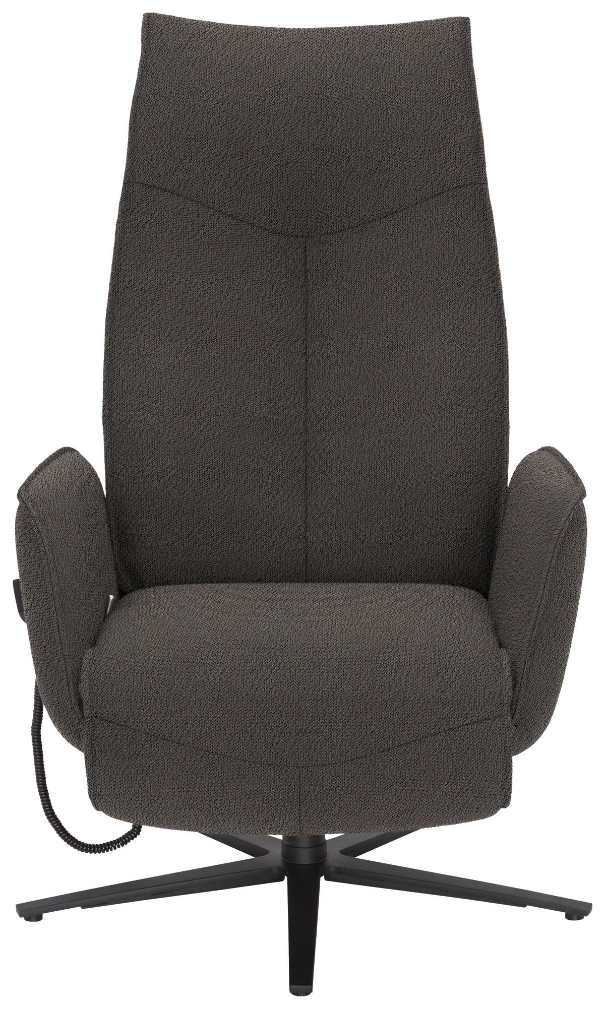 RELAXSESSEL in Textil Dunkelgrau  - Dunkelgrau/Anthrazit, Design, Textil/Metall (71/114/84cm) - Johann Jakob