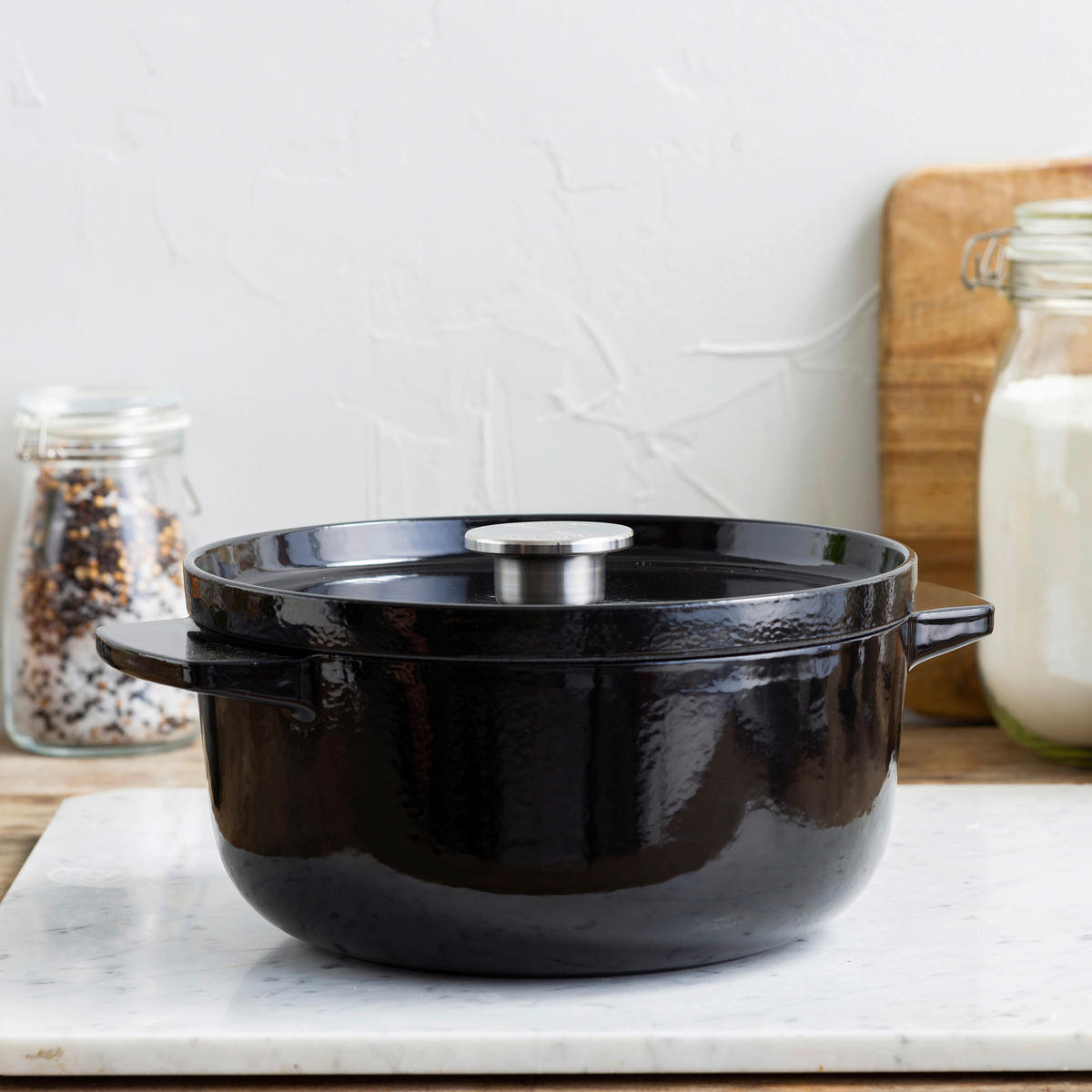 BRÄTER Cast Iron  - Creme/Schwarz, Basics, Metall (3.3l) - Kitchenaid