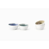 SCHÜSSELSET 4-teilig Caldera Mix   - Türkis/Bernsteinfarben, Basics, Keramik (17,5/8,5cm) - Creatable
