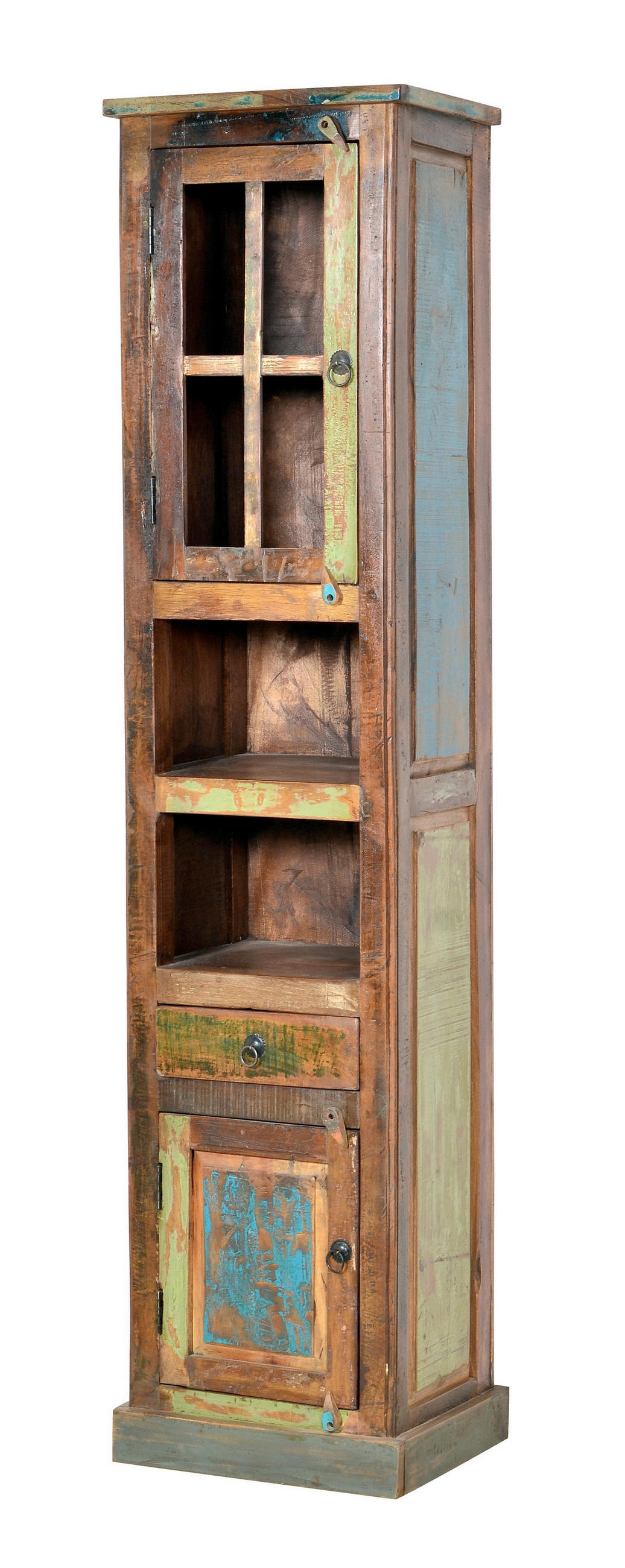 BADEZIMMER 5-teilig  in  - Multicolor/Schwarz, Basics, Holz/Metall - Livetastic