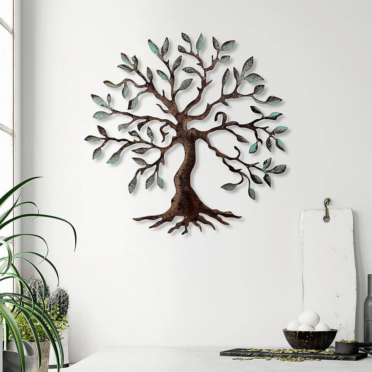 METALLBILD 60/60 cm  - Multicolor, Basics, Metall (60/60cm)