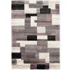 WEBTEPPICH 65/130 cm Astor Grid Grau, Flieder  - Flieder/Grau, KONVENTIONELL, Textil (65/130cm) - Novel