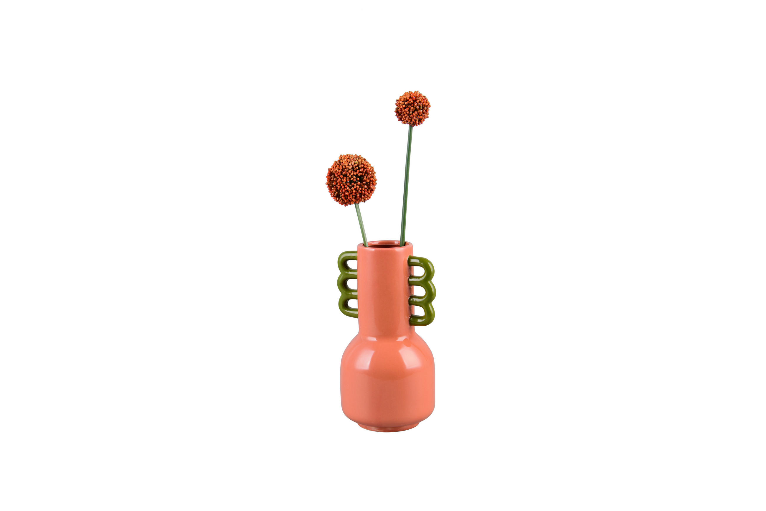DEKOVASE  - Orange, Basics, Keramik (15,5/26,5/14cm)
