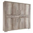 HIGHBOARD Trüffeleichefarben - Edelstahlfarben/Trüffeleichefarben, Design, Holzwerkstoff/Kunststoff (134/148/45cm) - Carryhome HIGHBOARD Trüffeleichefarben - Edelstahlfarben/Trüffeleichefarben, Design, Holzwerkstoff/Kunststoff (134/148/45cm) - Carryhome