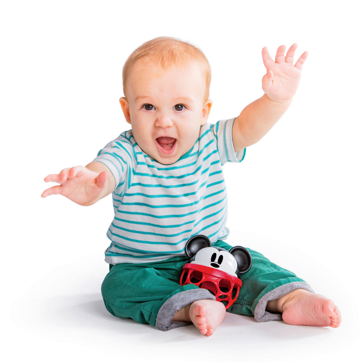 GREIFLING Mickey & Minnie  - Rot/Schwarz, Basics, Kunststoff/Metall (10,7/9,1/11,4cm)