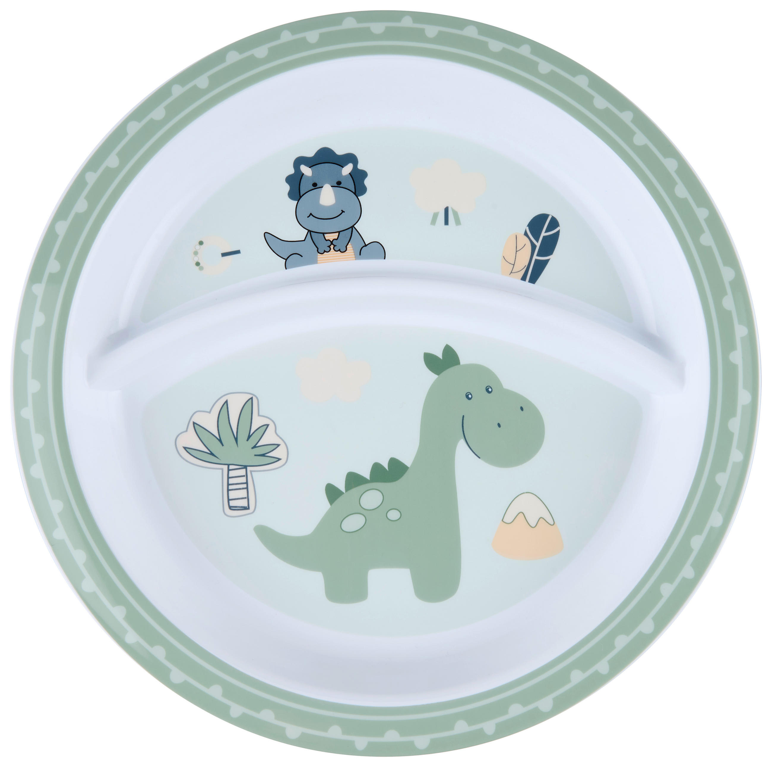 DĚTSKÝ TALÍŘ - vícebarevná, Trend, plast (21,5cm) - My Baby Lou