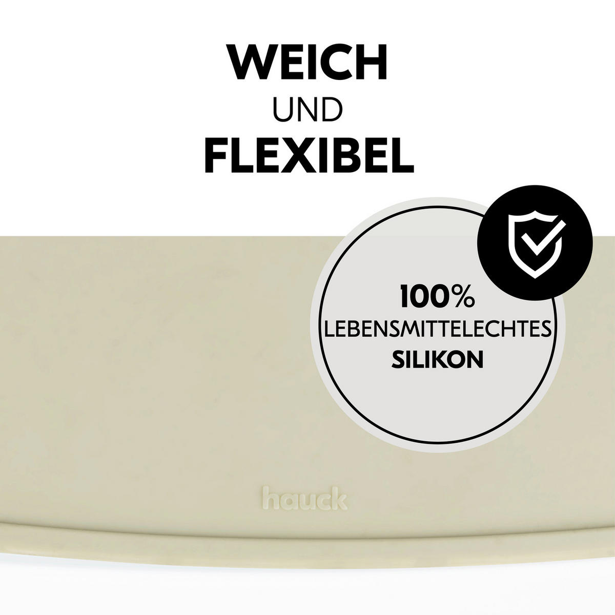 ESS- UND SPIELBRETT High Chair Tray Mat  - Beige, Basics, Kunststoff (42,5/0,5/28cm) - Hauck