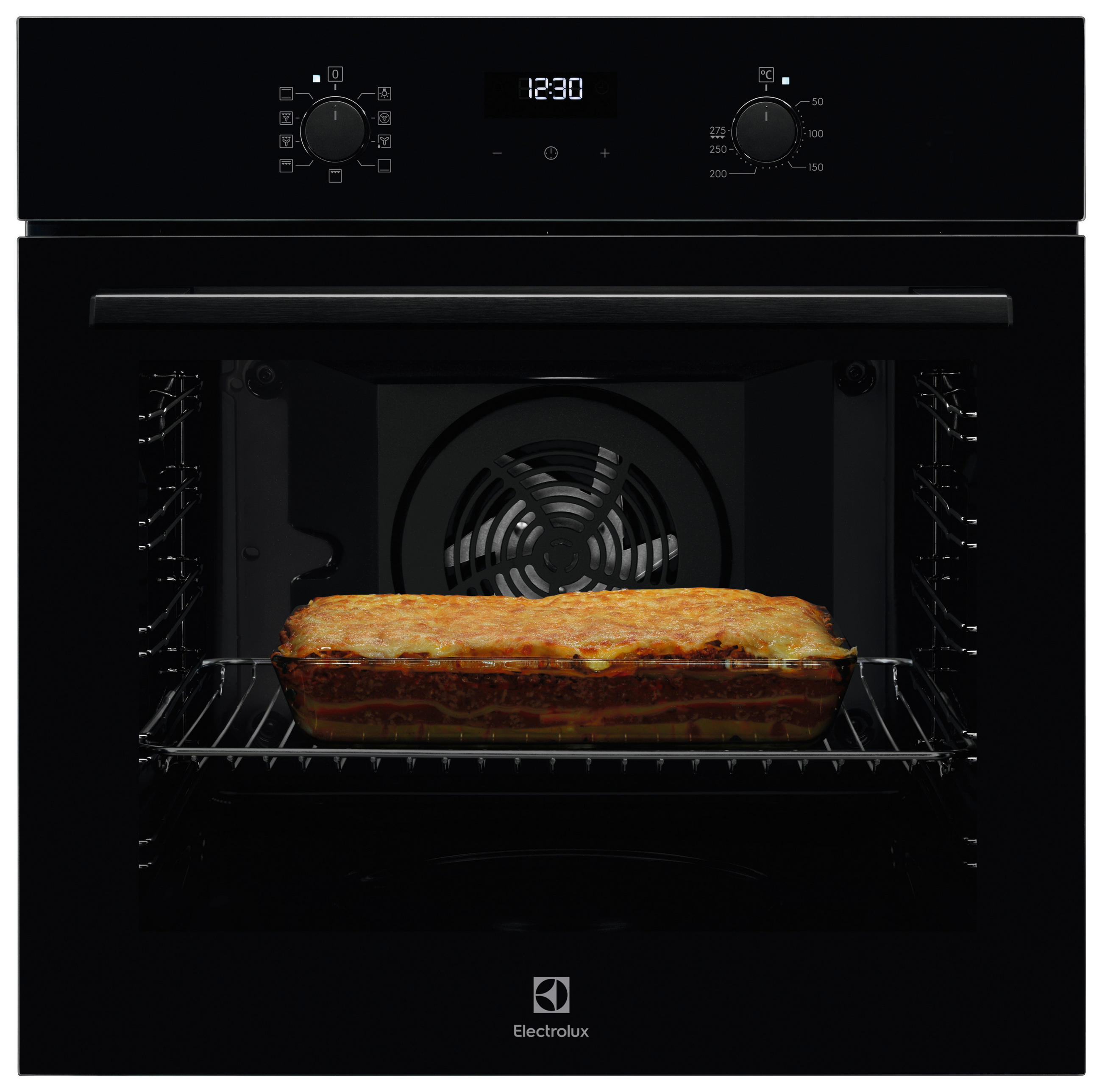 EINBAUBACKOFEN OEF5H50Z  - Schwarz, Basics, Glas (59,5/59,4/54,8cm) - Electrolux