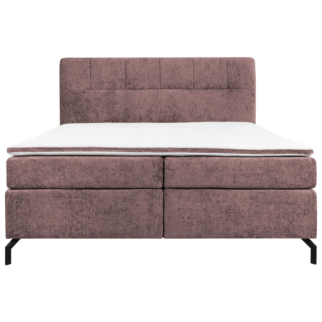 Thumbnail - Esposa Boxspringbett, Altrosa, Textil, H4, Höhe ca. 17 cm, 180x200 cm, Stoffauswahl, Topper durchgehend, Matratze in ver...