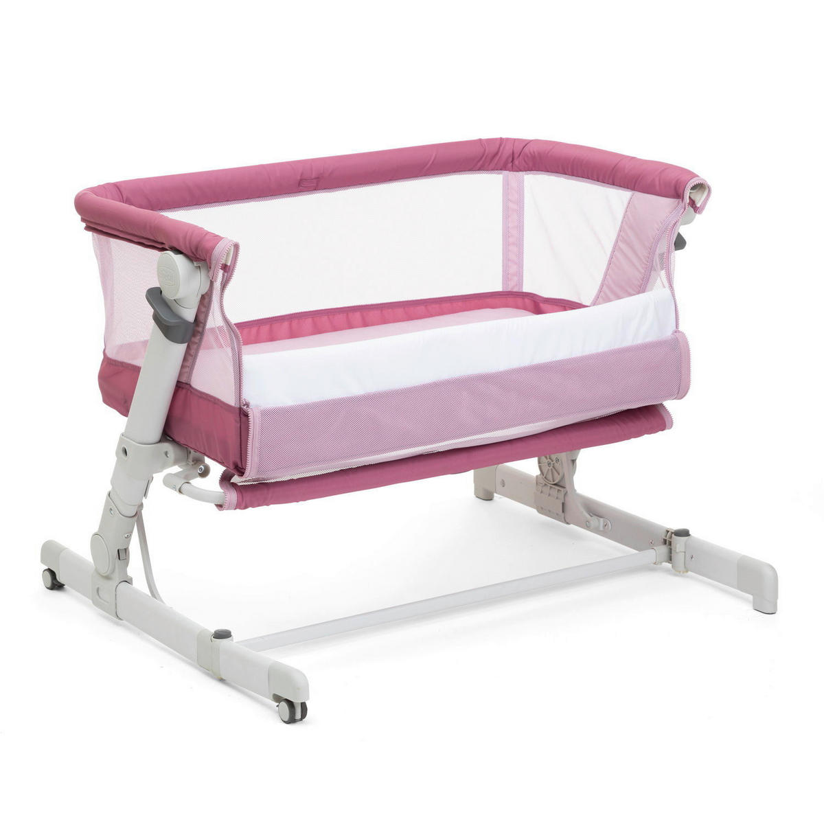 BEISTELLBETT NEXT2ME POP UP  - Pink, Basics, Textil/Metall (87/80/82cm) - Chicco