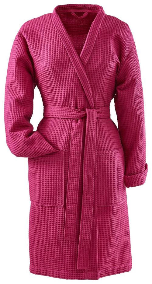 BADEMANTEL M Damen  - Rosa, Basics, Textil (Mnull) - Vossen