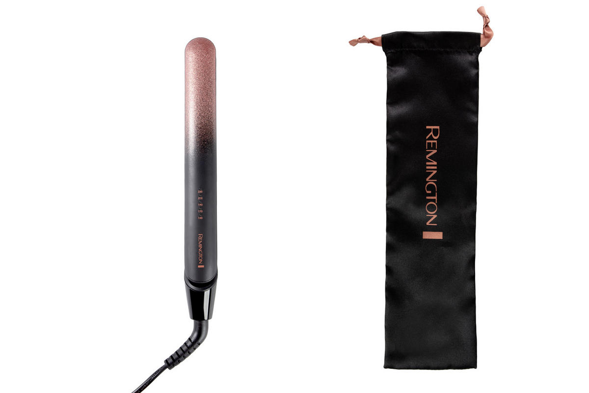 HAARGLÄTTER - Roségold/Schwarz, Basics, Kunststoff (3/9/31,5cm) - Russell Hobbs