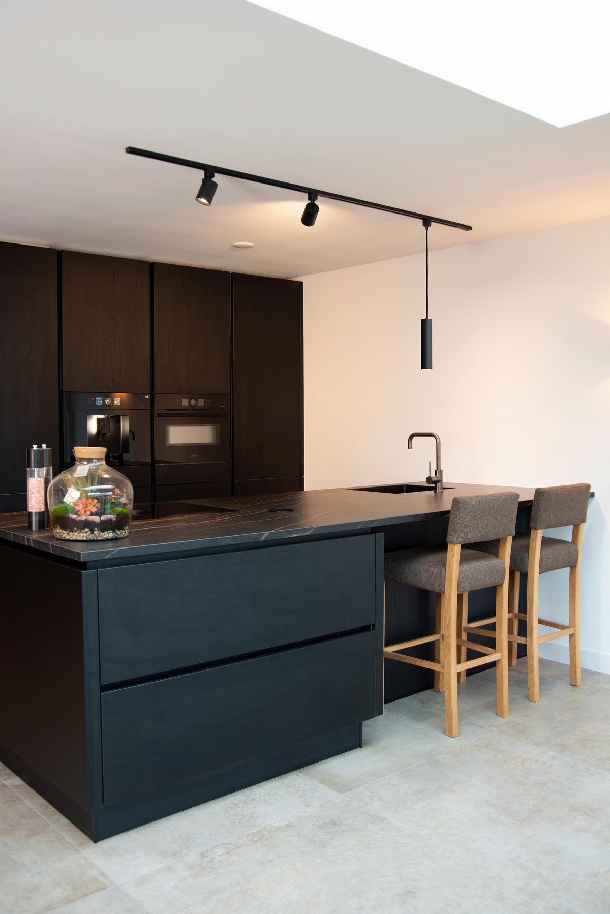 SCHIENENSYSTEM Track 5.6/5.6/155 cm   - Schwarz, Basics, Metall (5.6/5.6/155cm) - Lucide