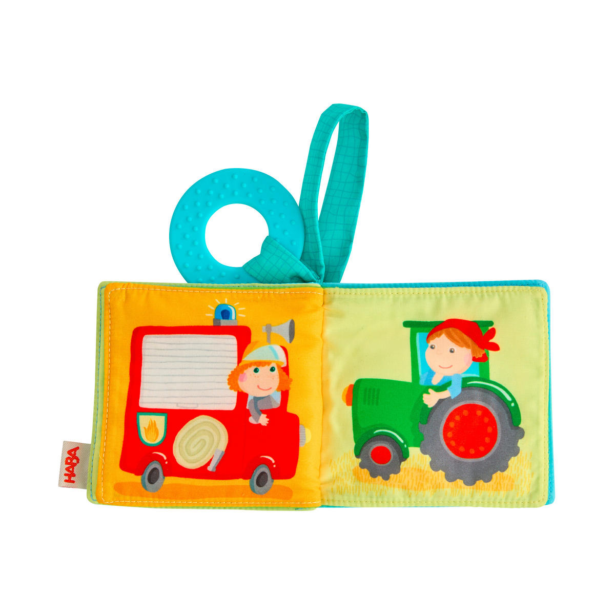 STOFFBUCH - Multicolor, Basics, Kunststoff/Textil (12,5/10,5/2,5cm) - Haba