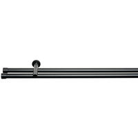 ZÁVESOVÁ TYČ S PRÍSLUŠENSTVOM 240 cm - čierna, Basics, kov (240cm) - Homeware