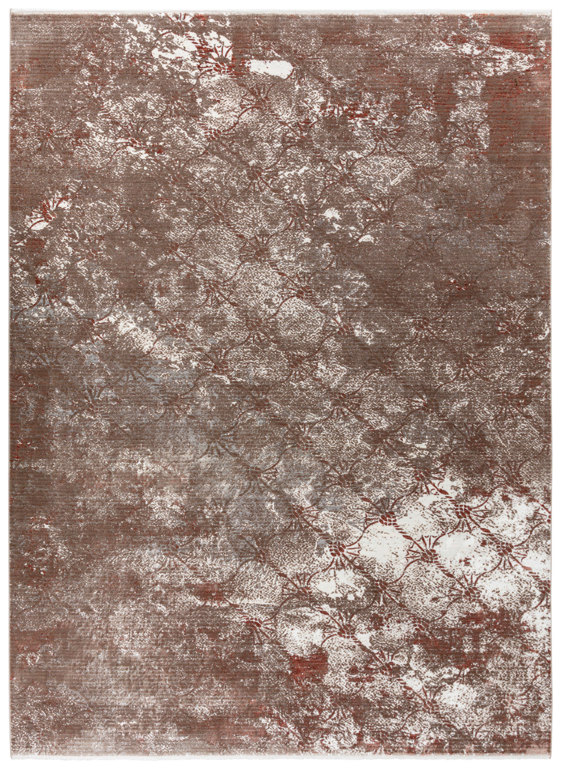 WEBTEPPICH 140/200 cm Cornflower Vintage Rot  - Rot, Design, Kunststoff/Textil (140/200cm) - Joop!