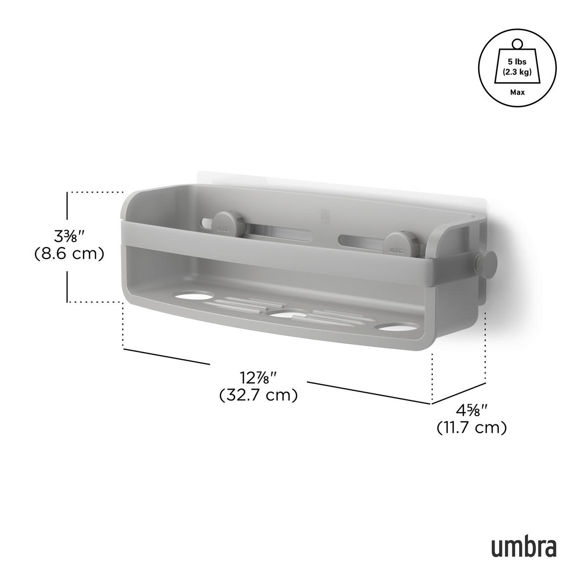 DUSCHABLAGE - Basics (33/11/9cm) - Umbra