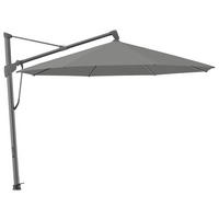 AMPELSCHIRM 400x400 cm Grau  - Anthrazit/Grau, KONVENTIONELL, Textil/Metall (400/400cm) - Glatz