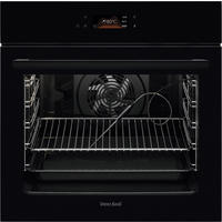 EINBAUBACKOFEN DKP39906BK  - Schwarz, Basics, Glas/Metall (59,4/59,4/56,9cm) - Dieter Knoll