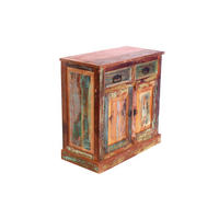 KOMMODE , 80/40/80 cm, 2 Schublade(n)  - Multicolor/Schwarz, Design, Holz/Metall (80/40/80cm) - MID.YOU