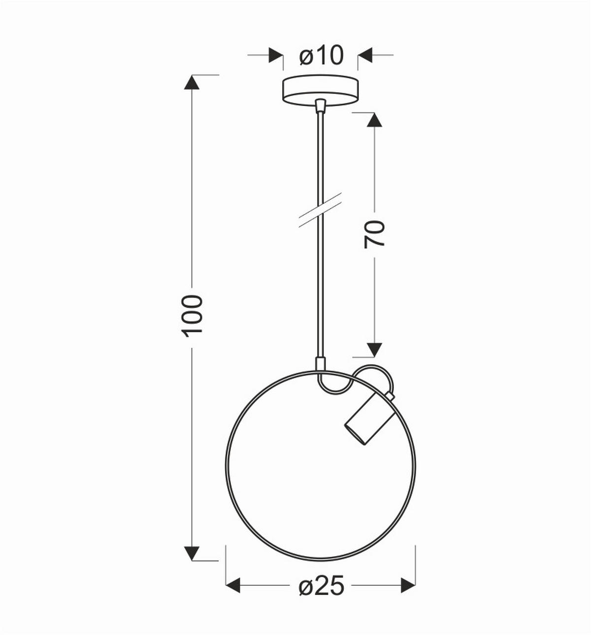 PENDELLAMPA Nexo 3/25/100 cm  - pink, Trend, metall (3/25/100cm)